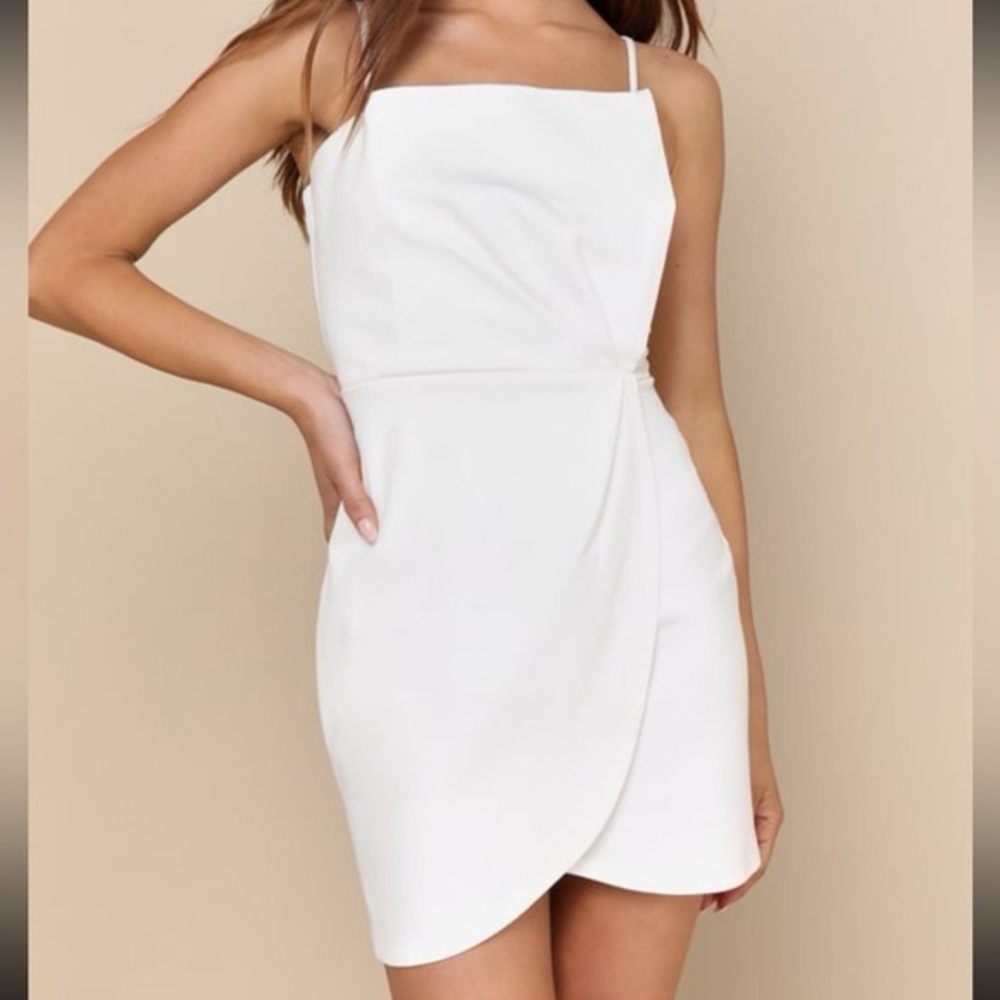 Lulus drinks on me cocktail Dress